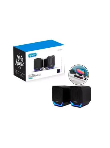CAIXA DE SOM 12W USB P2 KNUP KP-7032 PRETO