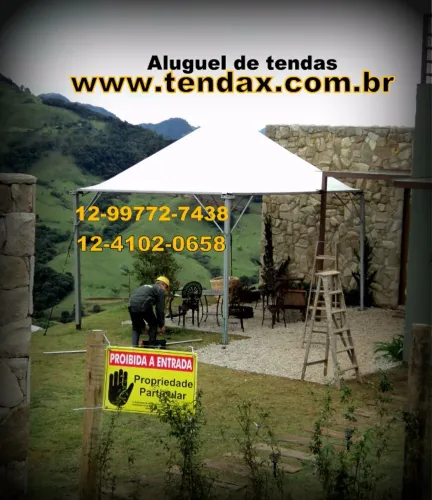 Tendas 5x5,5x3,10x10,15x5,8x5,5x7 .... Aluguel