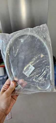 Engate Flexível Mangueira Inox Trançado Macho x Fêmea 50cm