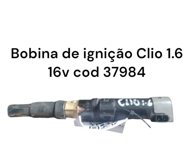 Bobina De Ignição Clio 1.6 16v Cod 37984