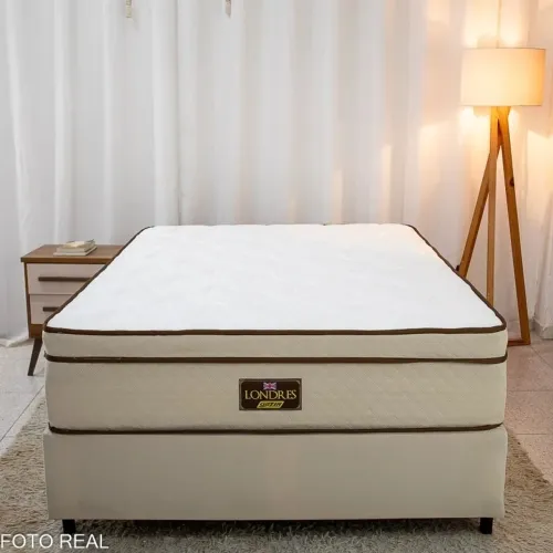 Box casal + colchão casal Londres !! L90m
