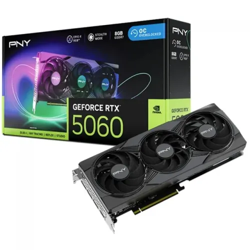 RTX 5060, PNY, EPIC-X RGB OC - LOJA CONCEITUADA