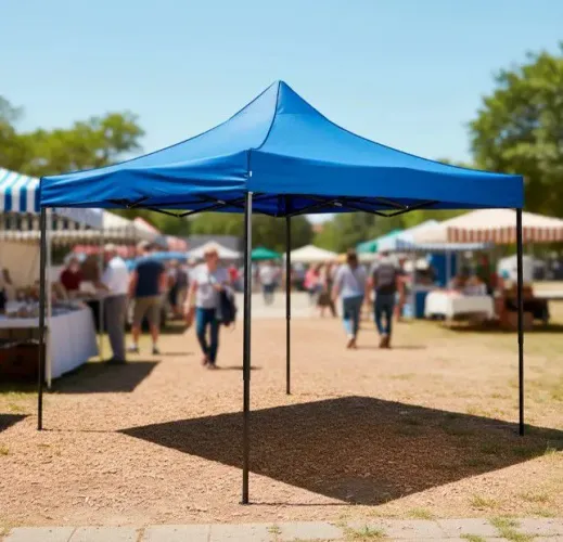 Tenda nova azul. 465,00