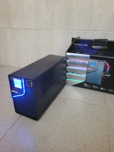 Nobreak SMS Gamer, 2000VA, Senoidal, 8 Tomadas, WiFi, Entrada e Saida Bivolt- 29601