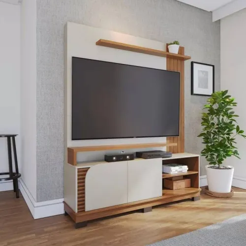Estante Home Jurere ripado perfeito para salas pequenas / Receba em 24h / pague na entrega
