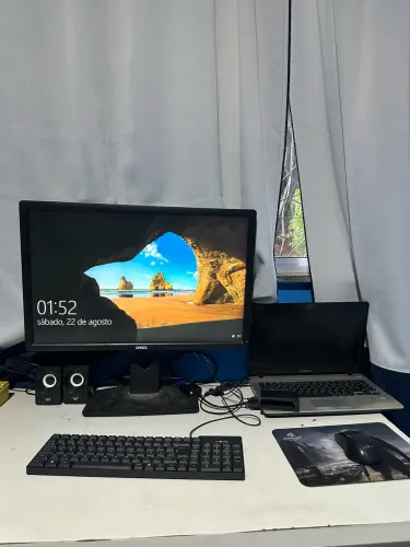 Kit PC completo - Notebook Samsung + Monitor Dell 24?