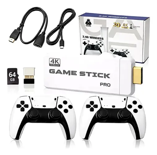 Adaptador Videogame Game Stick M15 Tv Hdmi Retrô 2 Controles