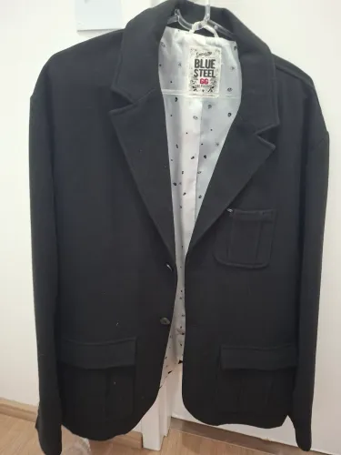 Blazer Masculino Preto Blue Steel - Tam GG