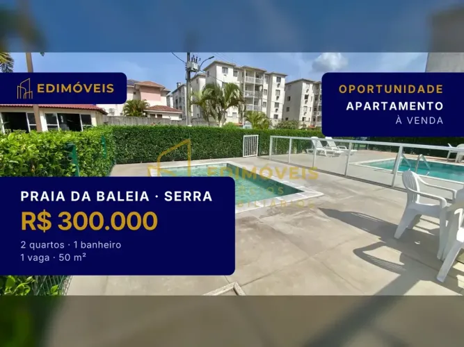 Linda vista e conforto: apartamento 2 quartos em Praia da Baleia!