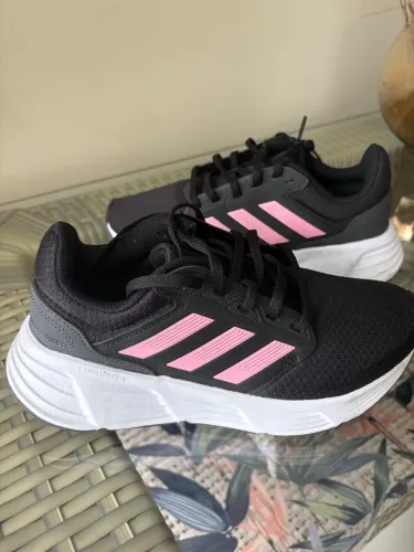 Tênis adidas Galaxy 6 Feminino Preto e Rosa Tam. 36 - Novo