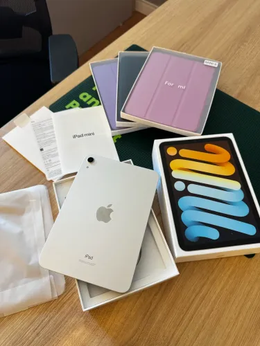 iPad Mini 6 64GB Starlight com caixa