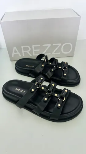  Sandália Papete Arezzo Nova 37