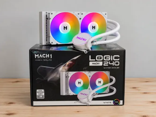 Water Cooler MACH1, RGB, 240mm, AMD/Intel, Cor Branca