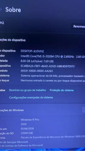 Notebook Lenovo Core I5 Por Apenas $899