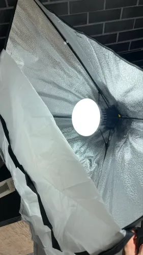 SoftBox com Lâmpada controlável