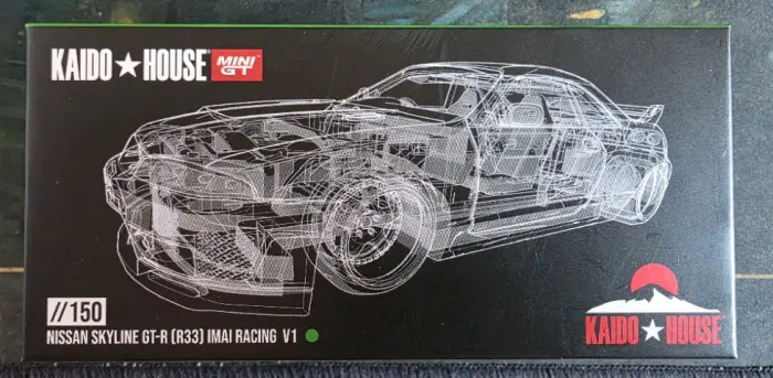Nissan Skyline GT-R R33 Imai Racing V1 Mini GT Kaido House #150