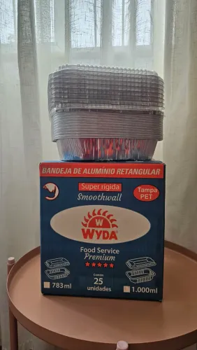 Bandeja de aluminio super rígida
