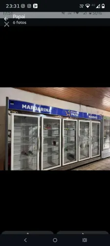 Refrigerador 5 portas em ótimo estado, motor novo nunca usado,ótimo da venda fechou o merc