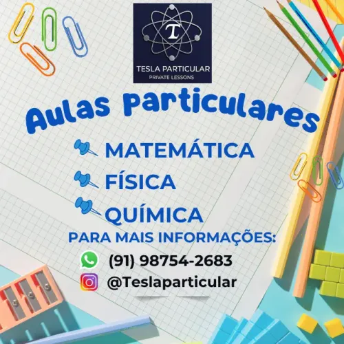 AULA PARTICULAR: MATEMMÁTICA, FÍSICA E QUÍMICA ( FUNDAMENTAL E MÉDIO )
