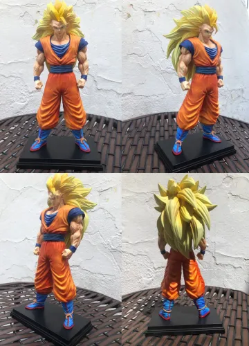 DRAGON BALL GOKU SUPER SAYAJIN 3 UM ESPETÁCULO DE BONECO