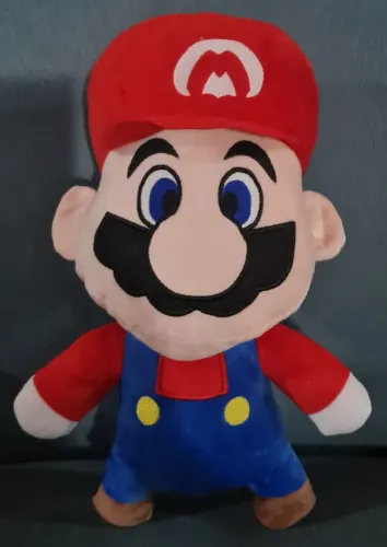 Pelucia mario bros 30 cm nova