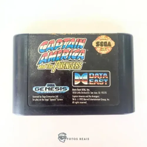 JOGO CAPTAIN AMERICA AND THE AVENGERS SEMINOVO - MEGA DRIVE