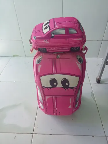 Kit mochila rodinha com lancheira 