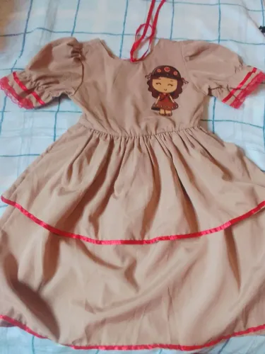 Fantasia Vestido Maria Bonita com acessorios