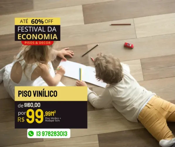 Piso vinilico colado em réguas 2mm primeira linha 40 reais o m2 ou 99 o m2 instalado