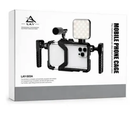 Estabilizador Cage Gaiola para Celular LAY-SO3A