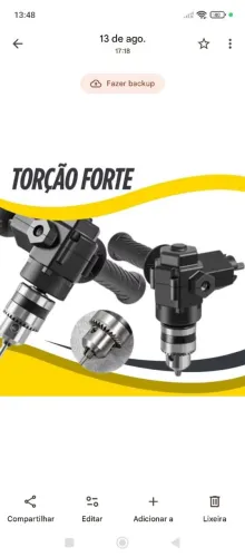 KIT ADAPTADOR FURADEIRA E PARAFUSADEIRA ANGULO 90 GRAUS RETO 