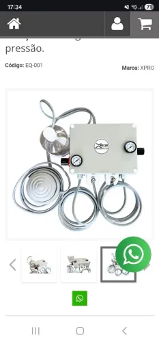 Equipo portátil,para testes de canetas odontologicas