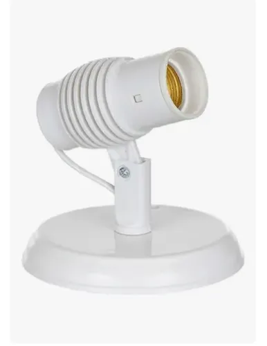 SPOT DIRECIONAVEL POPYLUX 01 LAMPADA E27 BIVOLT- BRANCO