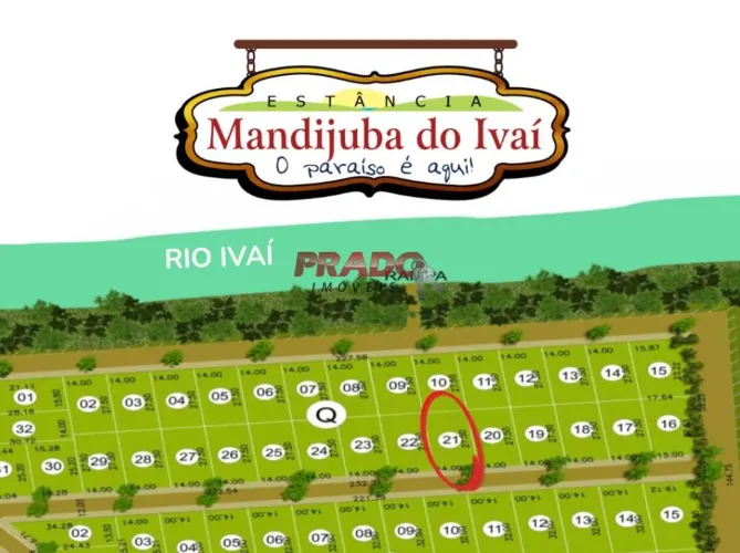 Terreno à venda em Engenheiro Beltrão, Ivailândia, com 438 m²