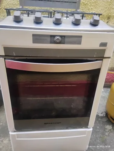 Fogão 4 bocas Brastemp elétrico 
