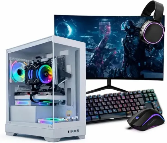 PC Gamer Completo i7 16gb ssd nvem 256 rx 550 4gb