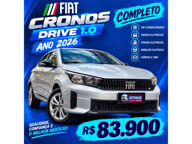 Fiat Cronos Drive 1.0 6V 2026