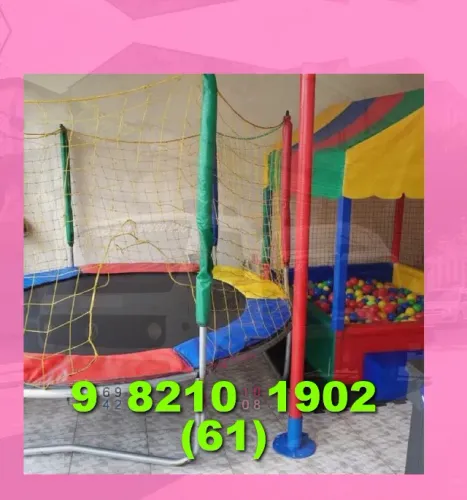 Aluguel de Cama elástica pequena, media e grande etc. Tou disponivel