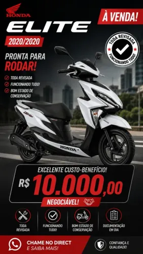 MOTO HONDA ELITE