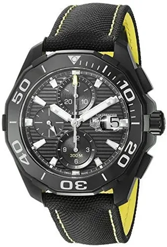 relógio Tag Heuer Aquaracer PVD Black Dial Watch for Men - CAY218A.FC6361