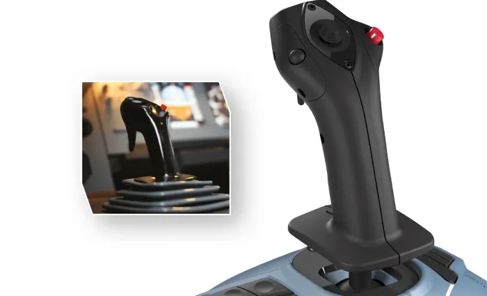 Airbus TCA joystick and  throttle  panel 