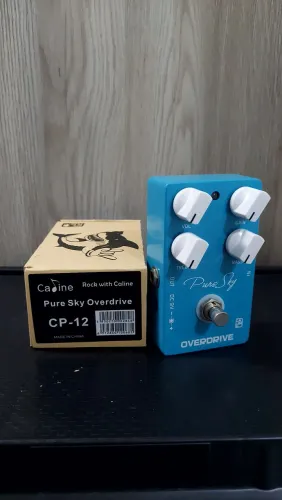 Pedal Caline Pure Sky Overdrive Transparente ? Novo na caixa