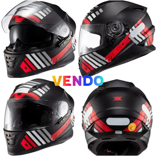 Capacete Moto Texx mod ring grid novo