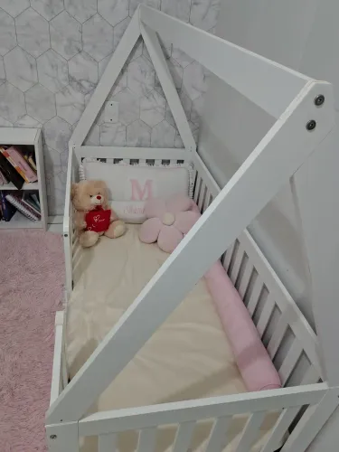 Cama Montessoriana para bebê completa com colchão