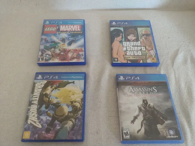 Jogos de Play 4 mídia física