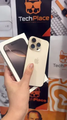iPhone 16 Pro 256GB deserto 88% / Seminovo / Loja Física na Savassi