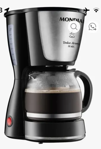 Cafeteira Mondial Dolce Arome 18 Xícaras - Sem Jarra de Vidro
