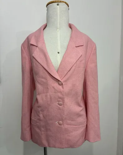 blazer pierre cardin rosa vintage 42