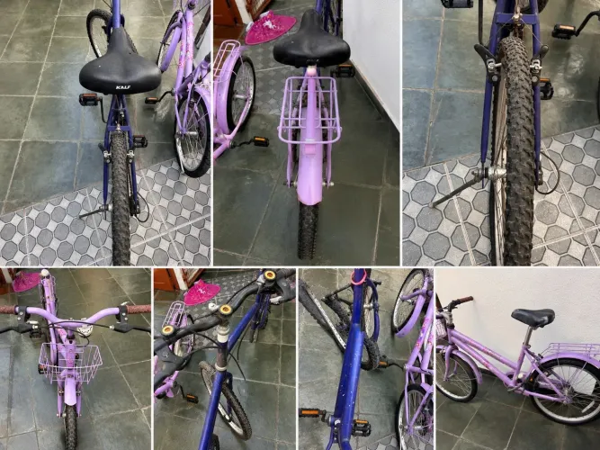 Vendo 2 bicicletas aro 16 e aro 26.