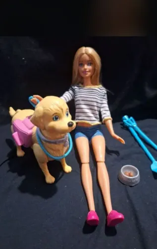 Barbie passeio com Cachorrinho